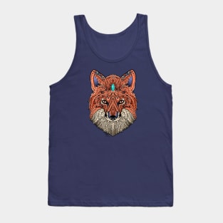 Fox Totem, Spirit Animal Art Tank Top